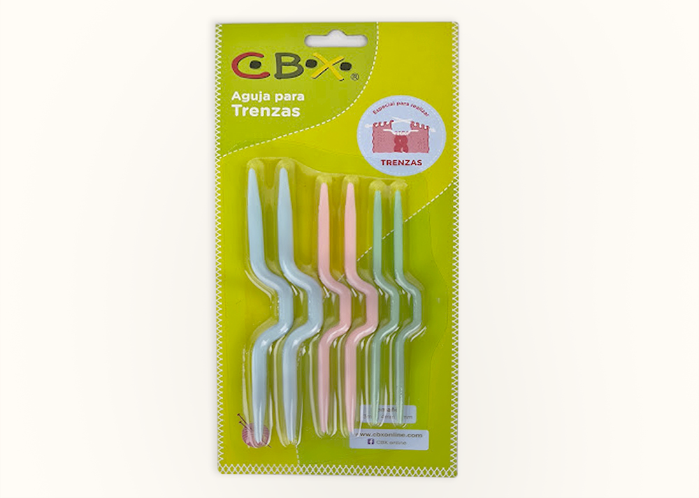 Agujas para trenza plásticas